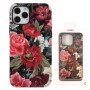 Double Marbled Protective Case for iPhone - Red