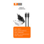 Charger Kit USB-C + USB (20W+18W) USB-C to Lightning Cable - White (WUW T72)