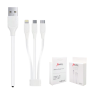 3 in 1 cable - USB to Lightning/Type-C/Micro 1M 20W (Mayline)