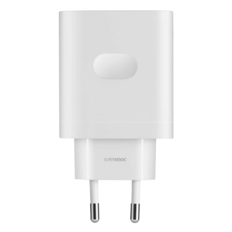 Adaptateur Secteur USB OPPO/OnePlus SUPERVOOC VCB8JAEH Rapide 80W Blanc - Vrac