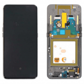 Ecran Samsung Galaxy A80 (A805F) Noir + Châssis (Original Démonté) - Grade B