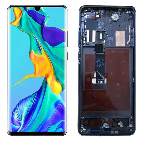 Ecran Huawei P30 Pro Blanc Sur Châssis (Reconditionné) avec Empreinte Digitale