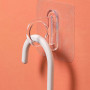 Versatile Double-Use Horizontal and Vertical Hook - Acrylic