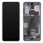 Screen Samsung Galaxy S20 4G/5G  (G980/G981) Gray + Frame (Original Disassembled) - Grade A