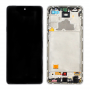 Screen Samsung Galaxy A72 4G/5G (A725F/A726B) White + Chassis (Original Disassembled) - Grade A