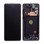 Screen Samsung Galaxy S10 Lite (G770) Black + Chassis (Original Disassembled) - Grade A