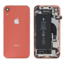 Rear Frame iPhone XR with Battery Orange (Origin Disassembled) - Grade A