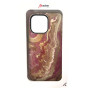 Double Marbled Protective Case for iPhone - Rose Gold