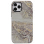 Double Marbled Protective Case for iPhone - Gold