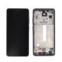 Screen Samsung Galaxy A52S 5G Black + Frame (Original Disassembled) - Grade A