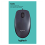 Logitech M90 Wired Optical Mouse - Grey