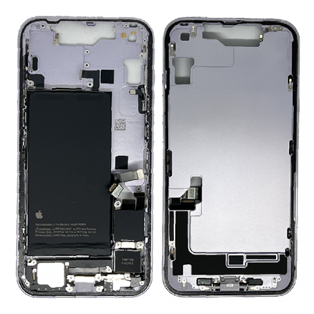 Back Cover Housing iPhone 14 without Back Glass Violet eSim US + Battery (Original Dismantled) Grade A