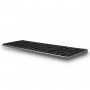 Rechargeable French AZERTY Bluetooth Keyboard - Black and Grey - NGS