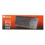 2.4 GHz Wireless Multimedia Keyboard with Touchpad, Multi Device Rechargeable AZERTY - Black - NGS