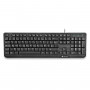 NGS FUNKY V3 FRENCH Wired USB Keyboard AZERTY with 12 Multimedia Keys - Black