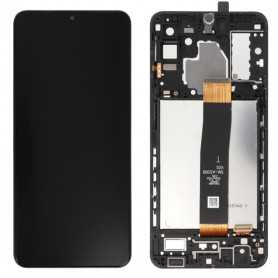 Screen Samsung Galaxy A32 5G (A326B) Black + Frame (Service Pack) - Non EU Version - GH82-25121A-25122A