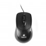 French AZERTY Wired Multimedia Mouse and Keyboard Set - NGS - Black