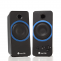 NGS GSX-200 Speaker With USB Keys - 20 W - Black and Blue