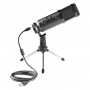 USB Wired Voice Microphone - Black - NGS