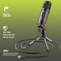 USB Wired Voice Microphone - Black - NGS