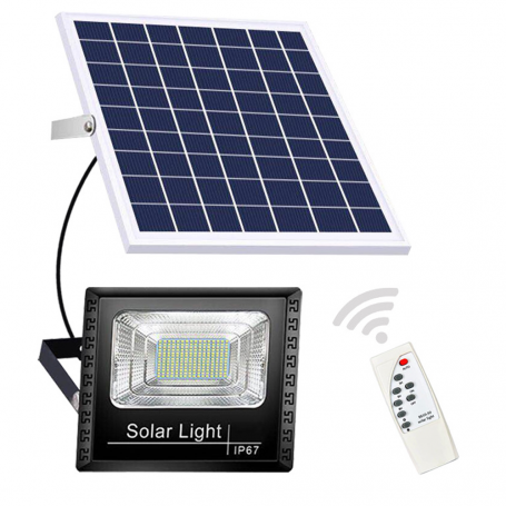 Solar Lamp 800W with 1032 Luminous Beads + Remote Control + Light Control and Timer