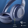 Casque Sans Fil NGS Artica Greed Bleu Avec Microphone - Bleu