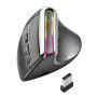 NGS Evo Kerma Wireless Mouse Rechargeable with LED Light 2.4 GHZ - Black