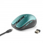 Souris Sans Fils NGS Evo Rust Ice Rechargeable Avec Boutons Silencieux - Bleu Vert