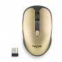 Wireless Mouse NGS Evo Rust Gold Rechargeable with Silent Buttons - Gold