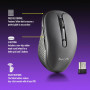 NGS Evo Rust Wireless Mouse Rechargeable with Silent Buttons - Black