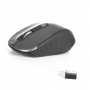 NGS Haze Grey 2.4 GHZ Wireless Optical Mouse with Nano Receiver - 800/1600 DPI - Grey