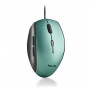 Souris Ergonomique Filaire NGS Moth Ice USB/Type C Avec Boutons Silencieux - Bleu Vert