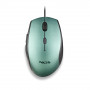 Souris Ergonomique Filaire NGS Moth Ice USB/Type C Avec Boutons Silencieux - Bleu Vert