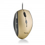 Ergonomic Wired Mouse NGS Moth Gold USB/Type C with Silent Buttons - Gold