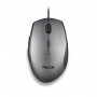 NGS Moth Gray Wired Ergonomic Mouse with Silent Buttons - USB/Type C - Gray