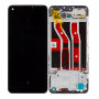 Ecran Oppo A74/F19 Noir + Châssis (Service Pack)