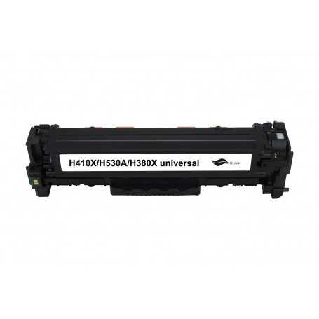 Compatible HP CE410X/CC530A/CF380X/Cartridge 718K Black Toner 4400 Pages