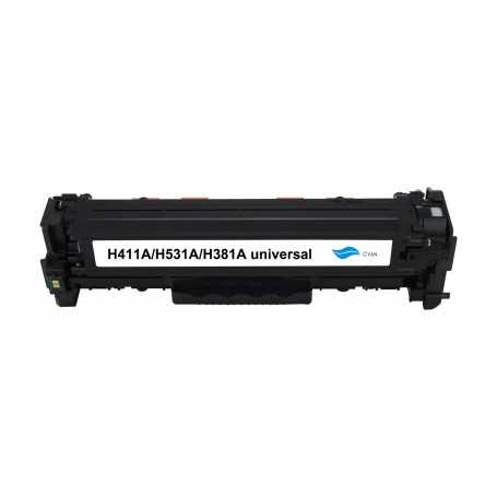 HP CE411A/CC531A/CF381A/Cartridge 718C Compatible Blue Toner 2800 Pages