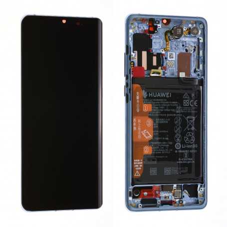 Écran Huawei P30 Bleu Nacré + Châssis + Batterie (Origine)