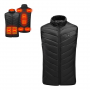 Sleeveless Down Vest with USB-Charged Self-Heating Feature