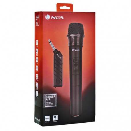 Microphone de Voix sans Fil NGS Singer Air - Noir