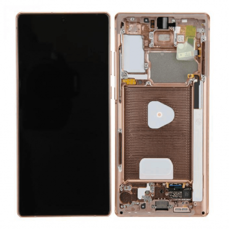 Screen Samsung Galaxy Note 20 2020 (N980/N981) Bronze + Frame (OEM Soft Oled)