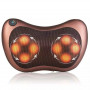 All-in-One Electric Massage Pillow for Perfect Relaxation - Brown