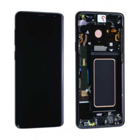 Screen Samsung Galaxy S9 Plus (G965F) Black + Chassis (OEM Soft Oled)