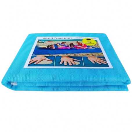 Tapis Pliant Polyvalent Idéal pour le Camping, Plage et Pique-niques - Bleu