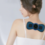 Intelligent Massage Patch with Low Frequency Impulses and Remote Control - Black and Blue