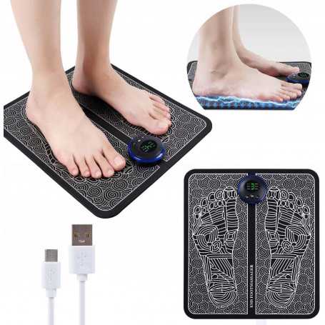 Tapis de Massage Relaxant pour Pieds - Noir