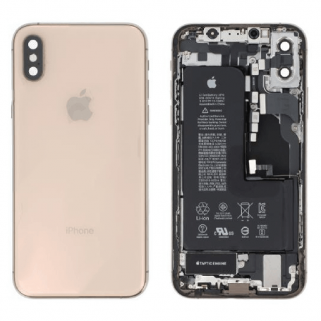 Châssis Complet iPhone XS Or - Connecteur de Charge + Batterie (Origine Demonté) - Grade A