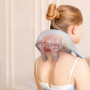 Multifunctional Massage Shawl, Shoulder and Neck Massager with Warm Compress and Kneading - Gray