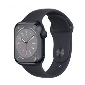 Connected Watch Apple Watch Series 9 GPS 45mm Midnight Aluminium Sport Arm Band Midnight S/M - New